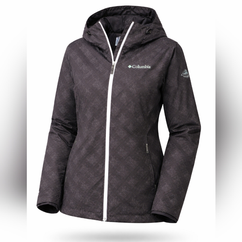 Columbia Omni Heat Omni Tech Jacket Womens Large Waterproof